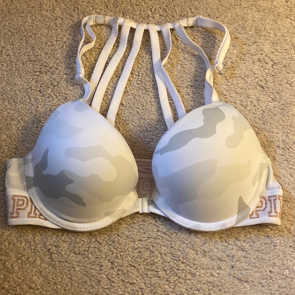 PINK camo bra